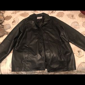 Wilson Julian black leather jacket